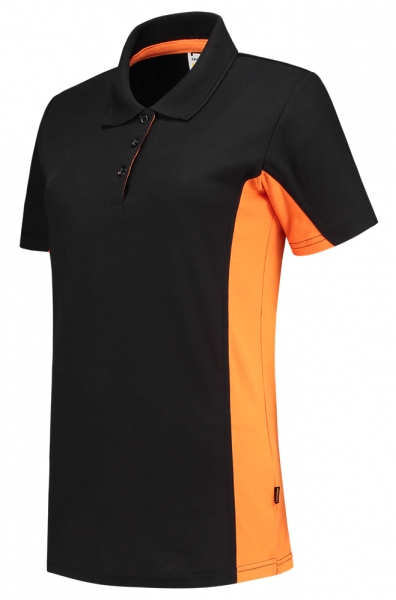 TRICORP-Damen-T-Shirt, Bicolor, 180 g/m, black-orange