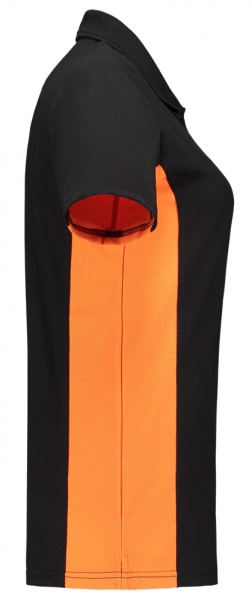 TRICORP-Damen-T-Shirt, Bicolor, 180 g/m, black-orange