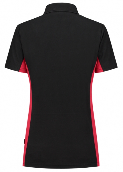 TRICORP-Damen-T-Shirt, Bicolor, 180 g/m, black-red