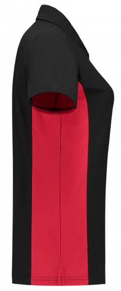 TRICORP-Damen-T-Shirt, Bicolor, 180 g/m, black-red