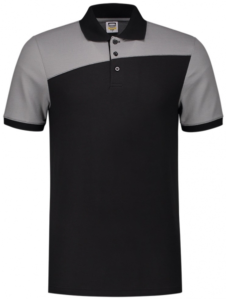 TRICORP-Poloshirt, Bicolor, Basic Fit, Kurzarm, 180 g/m, black-grey