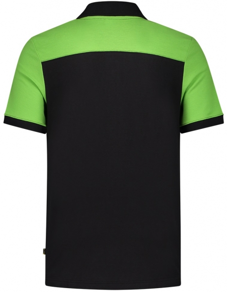 TRICORP-Poloshirt, Bicolor, Basic Fit, Kurzarm, 180 g/m, black-lime