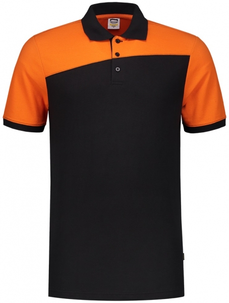 TRICORP-Poloshirt, Bicolor, Basic Fit, Kurzarm, 180 g/m, black-orange