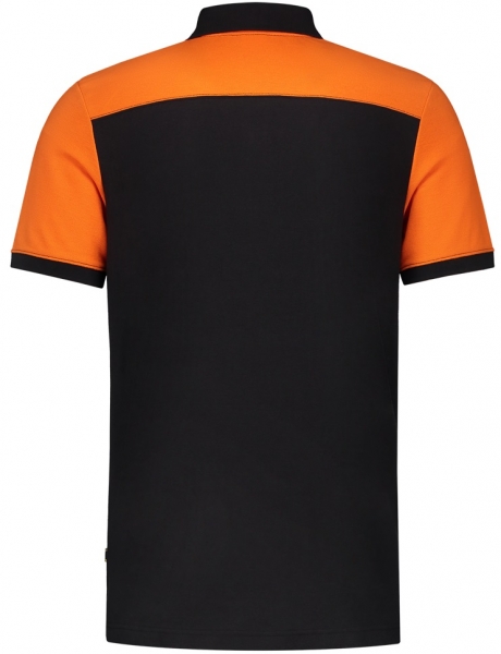 TRICORP-Poloshirt, Bicolor, Basic Fit, Kurzarm, 180 g/m, black-orange