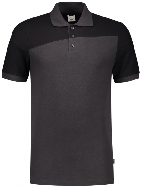 TRICORP-Poloshirt, Bicolor, Basic Fit, Kurzarm, 180 g/m, darkgrey-black