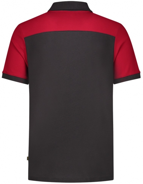 TRICORP-Poloshirt, Bicolor, Basic Fit, Kurzarm, 180 g/m, darkgrey-red