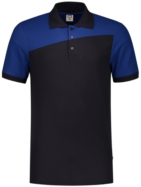 TRICORP-Poloshirt, Bicolor, Basic Fit, Kurzarm, 180 g/m, navy-royalblue