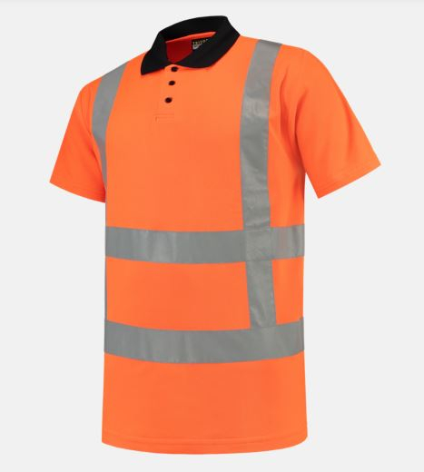 TRICORP-Poloshirt, RWS EN ISO 20471, fluororange