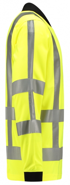 TRICORP-Warn-Schutz-Poloshirt, langarm, 180 g/m, warngelb