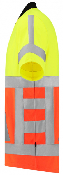 TRICORP-Warnschutz-Poloshirt, Verkehrsregler, warnorange/warngelb