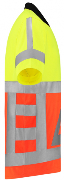 TRICORP-Warnschutz-Poloshirt, Verkehrsregler, warnorange/warngelb