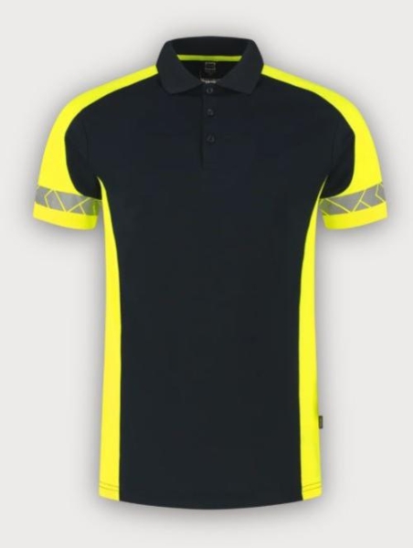 Tricorp Poloshirt Reflective Redefined, Ink-Fluor Yellow