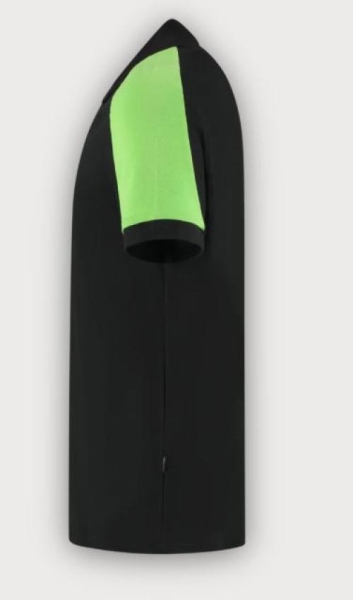 Tricorp Poloshirt Bicolor Redefined, Black-Lime
