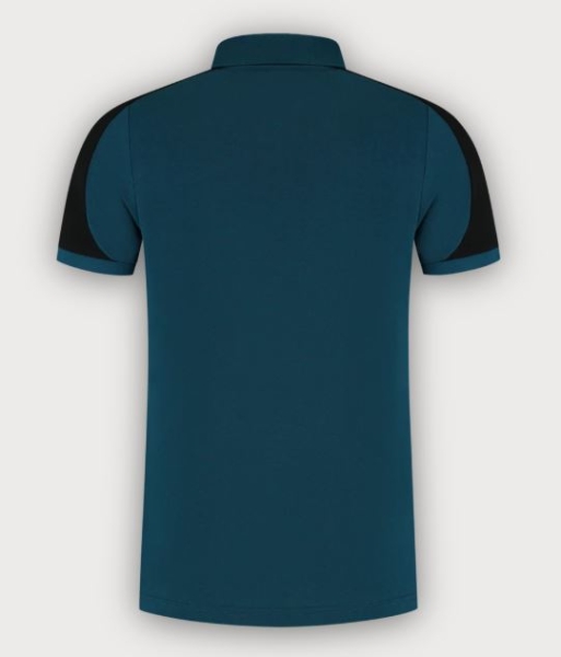 Tricorp Poloshirt Bicolor Redefined, Teal-Black