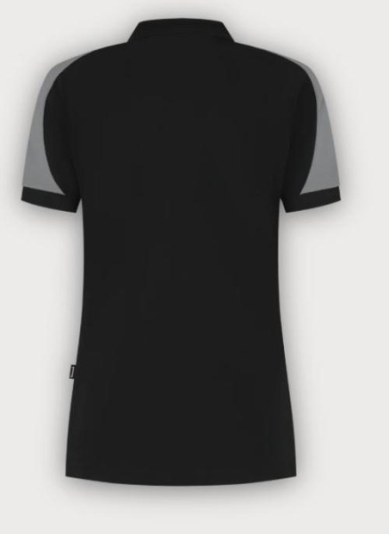 Tricorp Poloshirt Bicolor Redefined Damen, Black-Grey