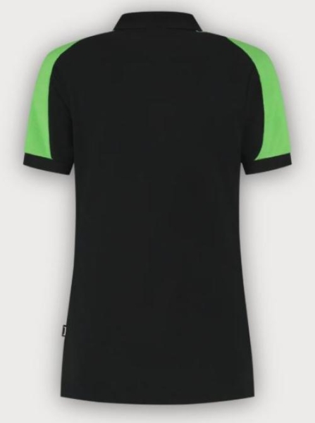 Tricorp Poloshirt Bicolor Redefined Damen, Black-Lime