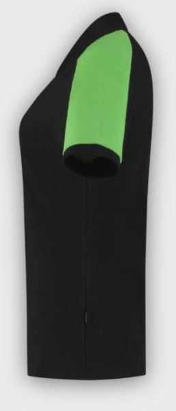 Tricorp Poloshirt Bicolor Redefined Damen, Black-Lime