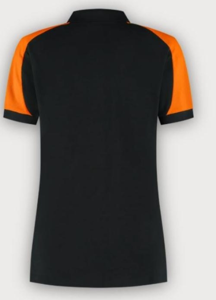 Tricorp Poloshirt Bicolor Redefined Damen, Black-Orange