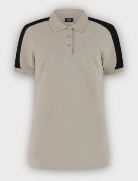 Tricorp Poloshirt Bicolor Redefined Damen, Sand-Black