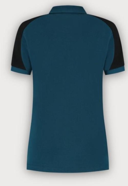 Tricorp Poloshirt Bicolor Redefined Damen, Teal-Black
