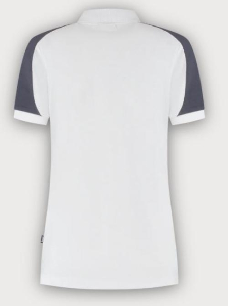 Tricorp Poloshirt Bicolor Redefined Damen, White-Anthracite