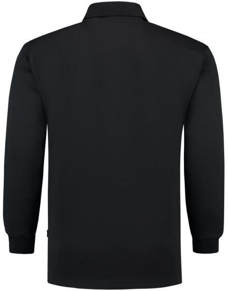 TRICORP-Sweatshirt, Polokragen, Basic Fit, Langarm, 280 g/m, black