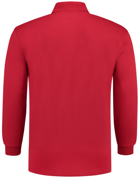 TRICORP-Sweatshirt, Polokragen, Basic Fit, Langarm, 280 g/m, red