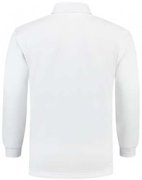 TRICORP-Sweatshirt, Polokragen, Basic Fit, Langarm, 280 g/m, wei