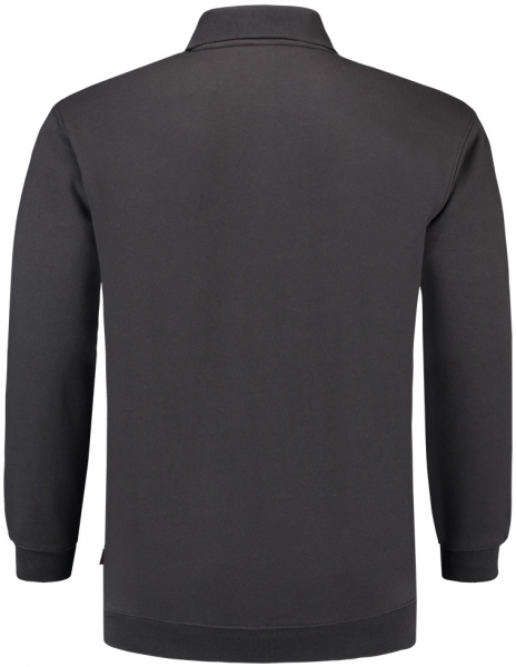 TRICORP-Sweatshirt Polokragen und Bund, Basic Fit, Langarm, 280 g/m, darkgrey