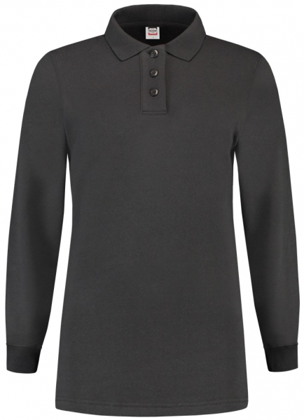 TRICORP-Sweatshirt Polokragen Damen, Basic Fit, Langarm, 280 g/m, darkgrey