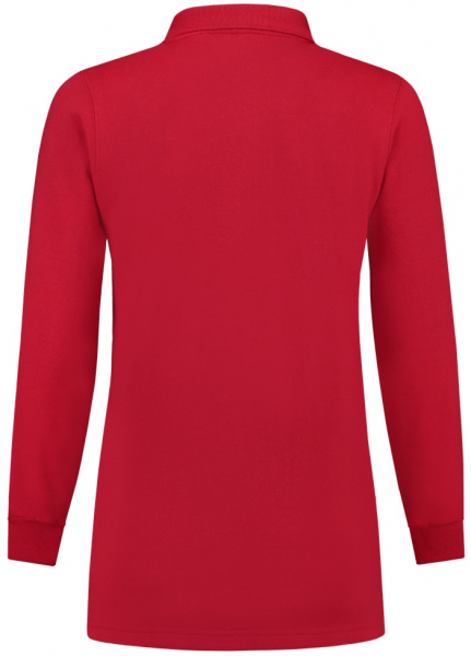 TRICORP-Sweatshirt Polokragen Damen, Basic Fit, Langarm, 280 g/m, red