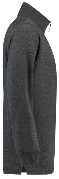 TRICORP-Sweatshirt 1/4-Reissverschluss, Basic Fit, 280 g/m, anthrazit meliert