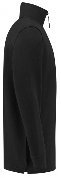 TRICORP-Sweatshirt 1/4-Reissverschluss, Basic Fit, 280 g/m, black