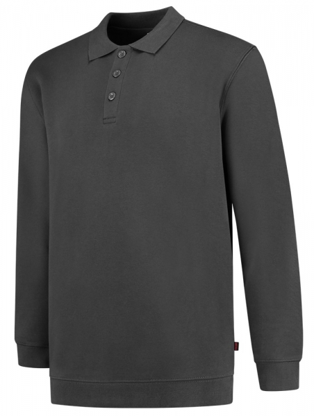TRICORP-Sweatshirt mit Polokragen, Basic Fit, 280 g/m, darkgrey