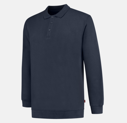 TRICORP-Sweatshirt mit Polokragen, Basic Fit, 280 g/m, midnight blau