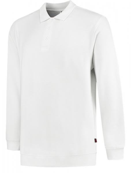 TRICORP-Sweatshirt mit Polokragen, Basic Fit, 280 g/m, white