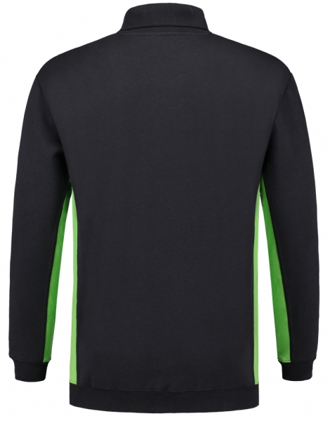 TRICORP-Polosweater, mit Brusttasche, Bicolor, 280 g/m, navy-lime