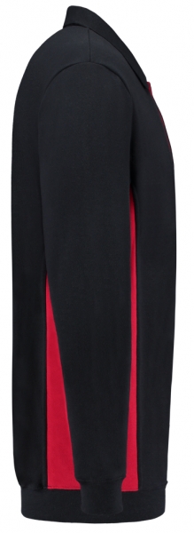 TRICORP-Polosweater, mit Brusttasche, Bicolor, 280 g/m, navy-red