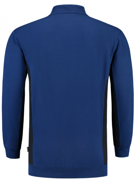 TRICORP-Polosweater, mit Brusttasche, Bicolor, 280 g/m, royalblue-navy