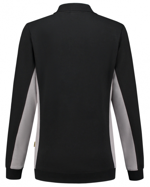 TRICORP-Damen-Sweatshirt mit Polokragen, 280 g/m, black-grey