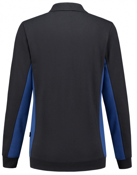 TRICORP-Damen-Sweatshirt mit Polokragen, 280 g/m, navy-royalblue