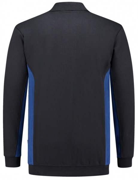 TRICORP-Sweatshirt mit Polokragen, 280 g/m, navy-royalblue