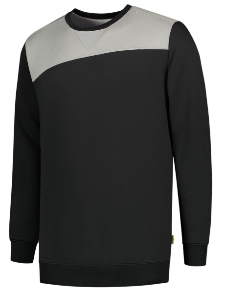 TRICORP-Sweatshirt Bicolor Basic Fit, 280 g/m, black-grey