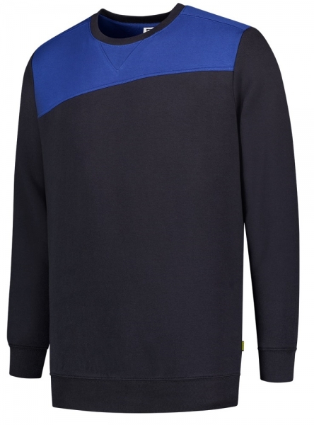 TRICORP-Sweatshirt Bicolor Basic Fit, 280 g/m, navy-royalblue