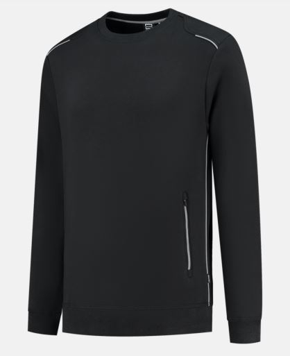 TRICORP-Sweatshirt Accent, black/grey