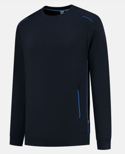 TRICORP-Sweatshirt Accent, navy/royalblue