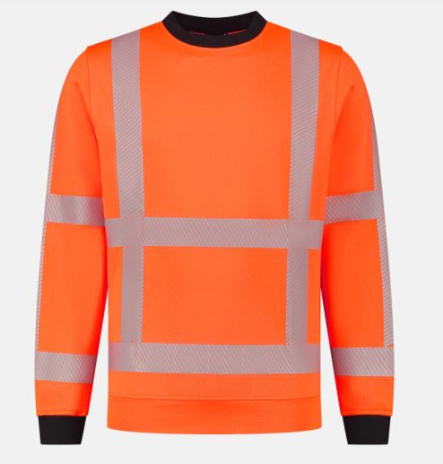 TRICORP-Sweatshirt, Revisible, fluororange