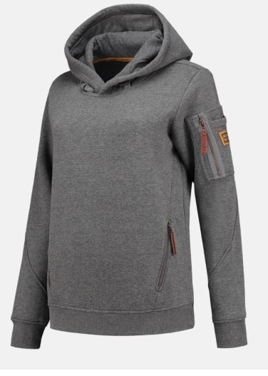 TRICORP-Damen-Hoodie-Premium Sweater, 300 g/m, stonemel