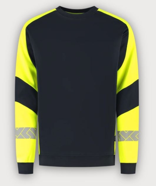 Tricorp Warnschutz Sweatshirt Reflective Redefined, Ink-Fluor Yellow