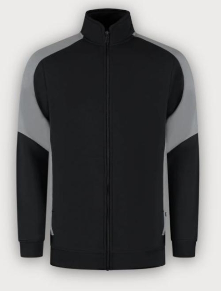 Tricorp Sweatjacke Bicolor Redefined, Black-Grey